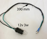 LIB02  DIPPED HEADLIGHT BULB  FOR BASHAN S7 S11B QUAD BIKE ATV E4 RATED 12V 3W - Orange Imports - 1