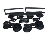 LXB1 RASSINE DOUBLE SUCTION CUP BIKE RACK, ROOF RACK WITH SPARE WHEEL HOLDER