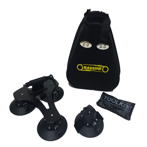 LXB5 RASSINE SINGLE BIKE RACK, ROOF RACK FOR BICYCLE WITH SUCTION PAD FITS ANY SIZE SPINDLE