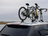LXB6 RASSINE TWIN BICYCLE SUCTION ROOF RACK TOP HOLDER FITS ANY SIZE AXLE