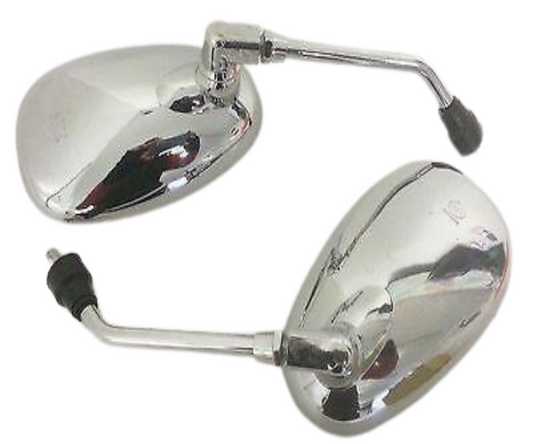 Universal 10mm Rear View Mirror Set For 7/8" Handlebar – ATV Dirt Bike Street Cruiser – OUMURS Pair