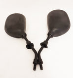 MIR33 REAR VIEW MIRRORS FOR QUAD BIKE / MOTORCYCLE / SCOOTER 8MM