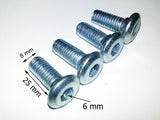 NU022 SET OF 4 X M8 STANDARD DISC MOUNT BOLTS PIT/ DIRT BIKE MOUNTING BOLTS