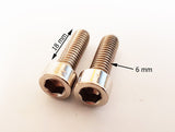 NU028 SET OF 2 X TOP BOLTS FOR CLUTCH BELL HOUSING 49CC MINI MOTO MINI QUAD BIKE
