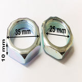 NU111 SET OF 2 X REAR AXLE MOUNT HEX NUTS FOR 110CC ORION QUAD BIKE  AXLE - Orange Imports