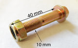 NU123 REAR SHOCK ABSORBER CONNECTING BOLT 40MM X 10MM FOR 49CC MINI QUAD BIKE