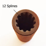 NU151 TRANSMISSION COUPLING FOR 150CC 200CC QUAD BIKE 12 SPLINE