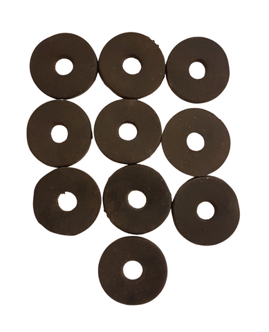 NU154 PACK OF 10 X RUBBER WASHER GROMMETS FOR FAIRING FIXINGS DIRT QUAD BIKE