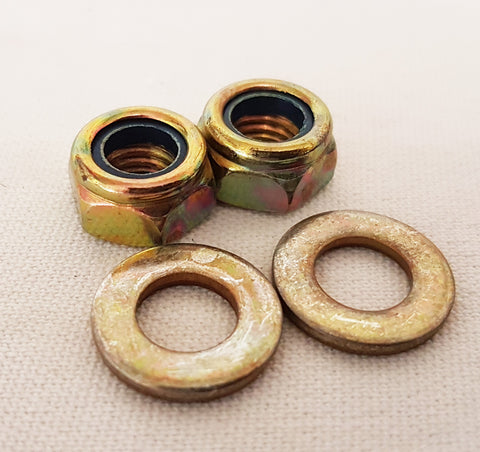 NU171 CHAIN TENSIONER WASHERS AND NUTS 8MM FOR 49CC MINI QUAD BIKE ATV