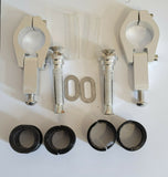 HG36 REINFORCED HAND GUARDS WHITE FOR MOTO X ENDURO MX KTM