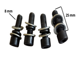 NU199 SET OF 4 X ENGINE BASE MOUNT BOLTS FOR 110CC 125CC QUAD BIKE 25MM X 8MM