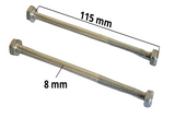 NU200 SET OF 2 X TOP ENGINE MOUNT BOLTS FOR 110CC QUAD BIKE 115MM X 8MM