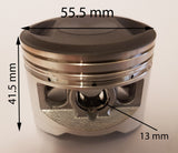 PIS03 PISTON RING KIT RINGS FOR 140CC 150CC DIRT BIKE QUAD 56MM - Orange Imports - 1