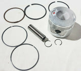 PIS04 62MM PISTON KIT WITH RINGS 15MM GUDGEON PIN QUAD DIRT PIT BIKE