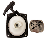 PU006 SQUARE WATER COOLED MINI MOTO PULL START BLACK