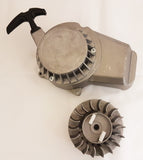 PU023 EASY PULL START & FLY WHEEL FOR MINI MOTO / DIRT BIKE  METAL