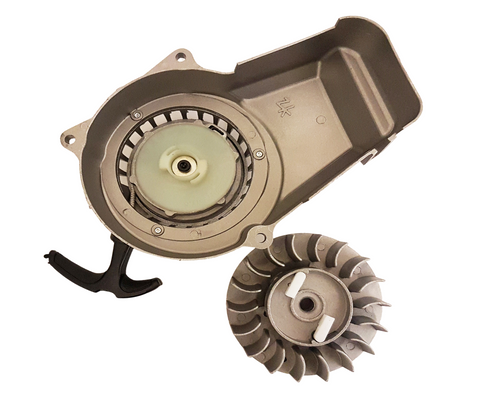 PU023 EASY PULL START & FLY WHEEL FOR MINI MOTO / DIRT BIKE  METAL