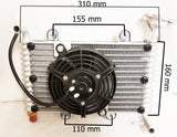 RAD11 RADIATOR, FAN, PIPES, THERMOSTAT FOR BASHAN BS250S-11B QUAD BIKE 250CC