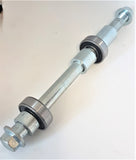 RAX19 REAR AXLE SPINDLE FOR 125CC ORION DIRT BIKE INCLUDES SPACERS / BEARINGS