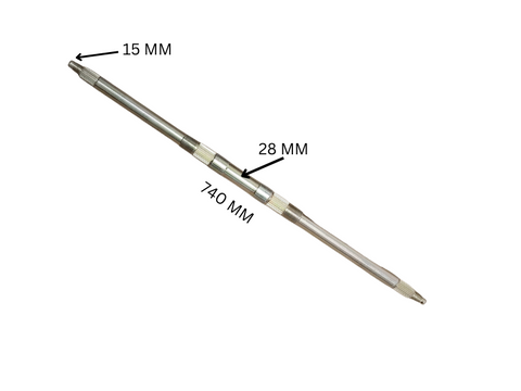 RAX29 REAR AXLE 740MM FOR APOLLO ORION 110CC QUAD BIKE AGA-9