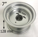 RIM43 WHEEL STEEL RIM 7" FOR 50CC / 90CC / 110CC QUAD ATV BIKE - Orange Imports - 4