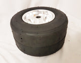 RIM77 49CC GT-ONE DRIFT TRIKE REAR ALUMINIUM CHROME RIM AND TYRE 10 X 4.50-5