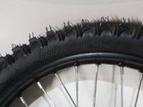 RIM87 FRONT 17" WHEEL, RIM WITH TYRE FITTED FOR DIRT PIT BIKE 70-100-17