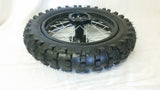 RIM91 12" REAR WHEEL RIM AND TYRE 80/100-12 125CC DIRT / PIT BIKE 12MM FITTING