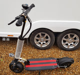 Electric E Scooter 500w 48v 13Ah Lithium Battery 10" Wheels 150KG Track Commuter 26 Miles