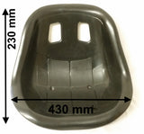 SGT01 49CC DRIFT TRIKE PLASTIC BUCKET SEAT FOR GT ONE DRIFT TRIKE / GO KART - Orange Imports - 3