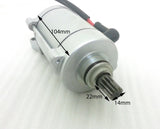 SM004 STARTER MOTOR FOR BASHAN BS200S-7 & SHINERAY XY250 CG QUAD 11 TOOTH - Orange Imports - 1
