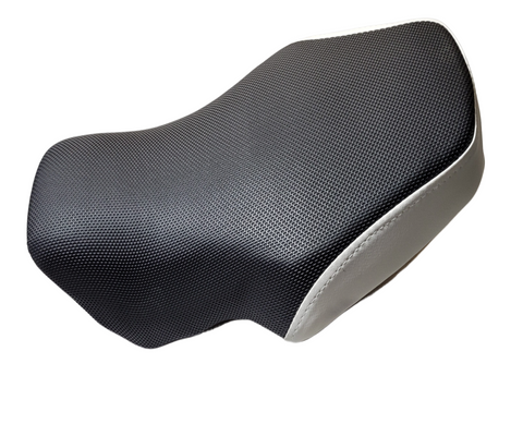SMQ08 BLACK & WHITE SEAT FOR 49CC 2 STROKE MINI QUAD BIKE ATV