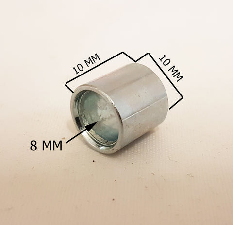SPA56 SPACER 10MM X 10MM FOR MINI MOTO / DIRT / QUAD BIKE 8MM AXLE SPINDLE