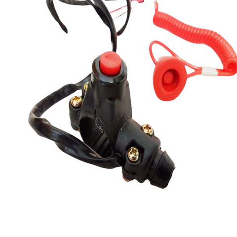 SWK17 MINI MOTO DIRT BIKE QUAD RIDER ATTACHED SAFETY PULL CORD KILL SWITCH