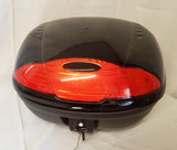 LOCKABLE TOP BOX CARRIER /BACK REST FOR BASHAN BS250S-11B BS200S-7 QUAD BIKES - Orange Imports - 1