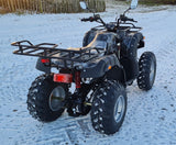 JLA13  BLACK 4 STROKE,  150CC, GY6 OFF ROAD QUAD BIKE , FORWARD / REVERSE,  WITH TOW BAR,