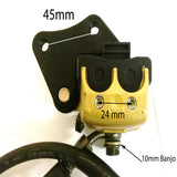 CBS03 FRONT BRAKE SYSTEM CALIPER / BRAKE  PADS / LEVER / DIRT / PIT BIKE - Orange Imports - 1