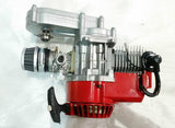 ENG30 COMPLETE ENGINE WITH TRANSFER BOX, RED PULL START FOR 49CC MINI DIRT BIKE - Orange Imports - 2
