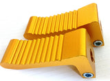 FP008 NON-SLIP FOOT REST PEGS GOLD FOR 47CC 49CC MINI MOTO - Orange Imports - 2