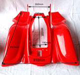 FQB02 COMPLETE FAIRING PLASTICS YAMOTO QUAD 150CC 200CC BASHAN S-3 - Orange Imports - 4