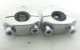 HBC08 SET OF HANDLEBAR CLAMPS SPARE PARTS FOR KXD MINI DIRT BIKE 49 CC - Orange Imports - 2