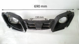 HLC03 TWIN HEADLIGHT SURROUND PLASTIC FAIRING FOR 150CC / 200CC FARM QUAD BIKE - Orange Imports