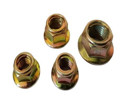 PACK OF 5 X NUTS 6MM, 8MM, 10MM, 12MM, 14MM, 16MM X 1.25 MINI, QUAD, DIRT BIKE