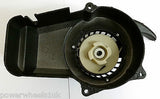 PU022 EASY PULL START & FLY WHEEL FOR MINI MOTO / DIRT BIKE METAL CASING PLASTIC COG - Orange Imports - 3