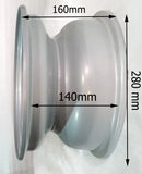 RIM37 STEEL FRONT RIM 10" FOR BASHAN 200C QUAD - Orange Imports - 2