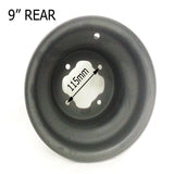 RIM44 SINGLE 9" REAR RIM BLACK FOR BASHAN BS250S-11B 250CC QUAD BIKE ATV - Orange Imports - 1