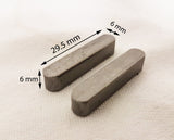 NU163 SET OF 2 X REAR AXLE WHEEL KEY KEYS DRIVE SPACER FOR 49CC MINI QUAD BIKE