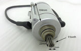 SM001 STARTER MOTOR FOR BASHAN BS200S-7 QUAD / ATV CG200 9T - Orange Imports - 1