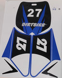 ST069 BLUE STICKER DECAL KIT FOR STORM 49CC MINI DIRT BIKE 27