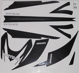 ST069 BLUE STICKER DECAL KIT FOR STORM 49CC MINI DIRT BIKE 27